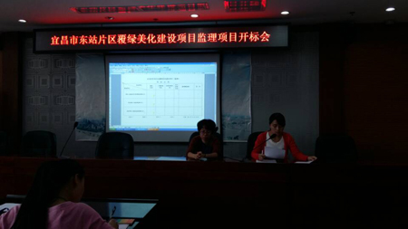 宜昌市東站片區覆綠美化建設項目開標會